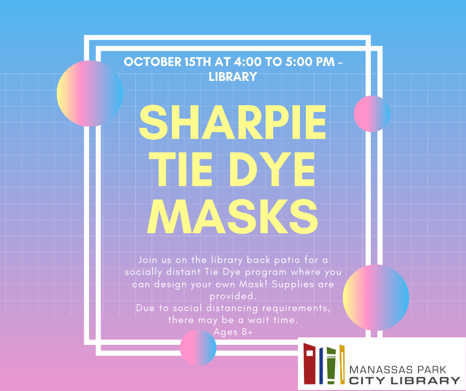 Sharpie Tie Die Masks