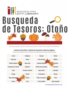 Fall Scavenger Hunt - Espanol