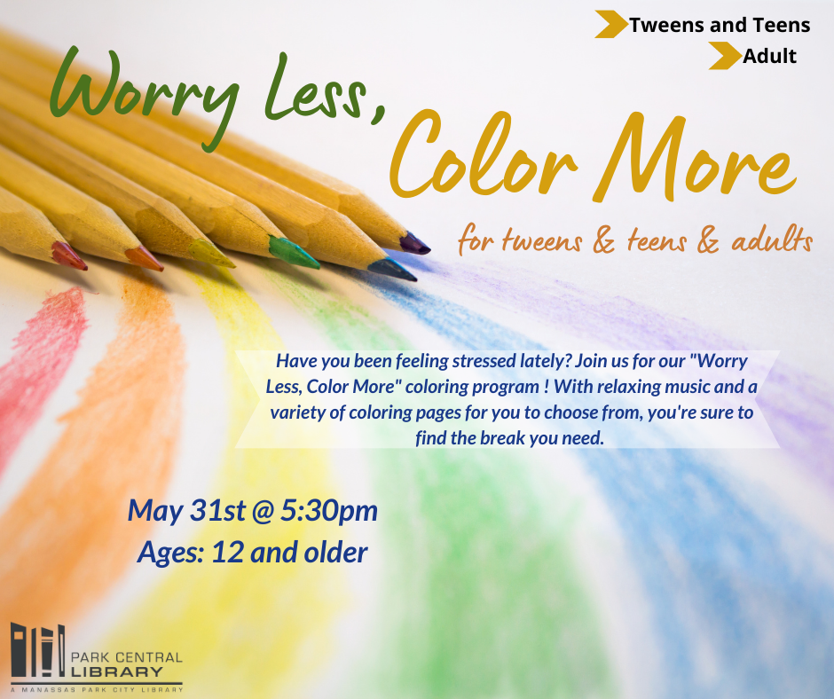 Worry Less, Color More