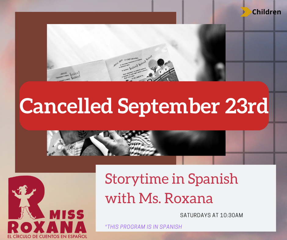 CANCELLED - Spanish Storytime